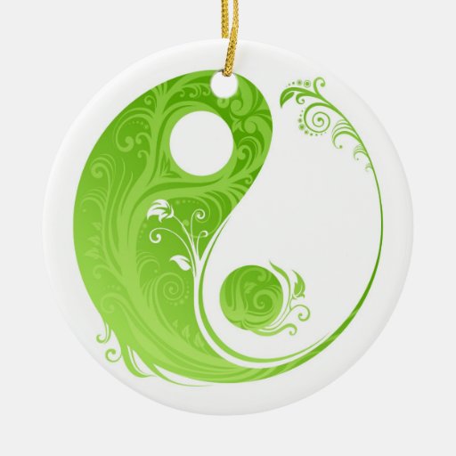 Yin Yang Christmas Tree Ornaments