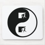 Yin Yang Climbing Mouse Pad