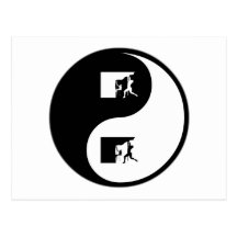 Yin Yang Climbing Postcards