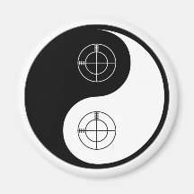 Yin Yang CounterStrike Refrigerator Magnet