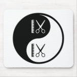 Yin Yang Cutting Hair mousepads