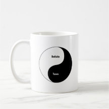 Yin Yang Deficits Taxes Mugs