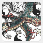 Yin Yang Design Sticker