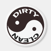 Yin Yang Dishwasher Magnet