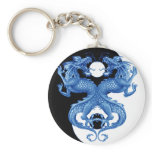 Yin Yang Dragon 2 Keychains