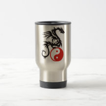 Yin & Yang Dragon Coffee Mug