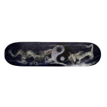 Yin Yang Dragon Skateboard