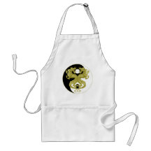 Yin Yang Dragons 5 Apron