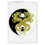 Yin Yang Dragons 5 Greeting Card