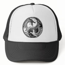 Yin Yang Dragons Hats