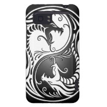 Yin Yang Dragons HTC Vivid Cover
