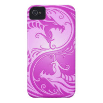 Yin Yang Dragons, light purple Case-mate Iphone 4 Case