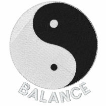 Yin Yang Embroidered Design on Shirts, Jackets
