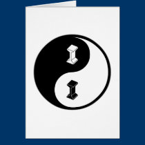 Yin Yang Extrusion cards