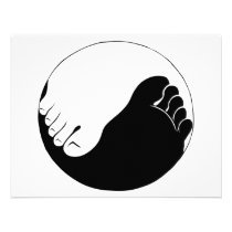 Yin Yang Feet invitations