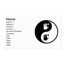 Yin Yang First Aid Business Card