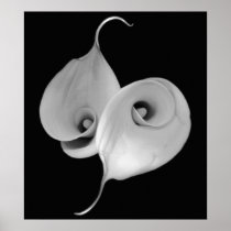 YIN YANG FLORAL PHOTO PRINT
