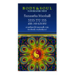YIN YANG Fractal Therapy New Age Business Card