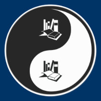 Yin Yang Grad School stickers