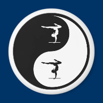 Yin Yang Gymnastics magnets