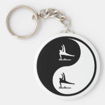 Yin Yang Gymnastics Key Chain