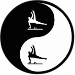 Yin Yang Gymnastics Photo Sculpture