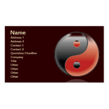 Yin Yang Harmony Business Card