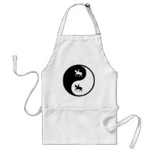 Yin Yang Horse Riding Apron