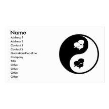 Yin Yang Interpreting Business Card Template