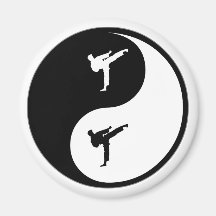 Yin Yang Karate Magnets