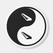 Yin Yang Keyboard Magnets