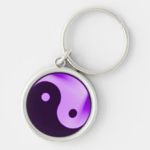 Yin yang keychain