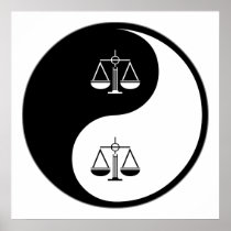 Yin Yang Law Print