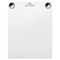 Yin Yang Letterhead Design