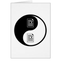 Yin Yang Medical Transcription Card
