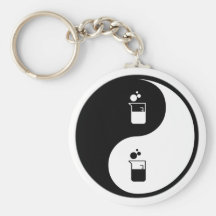 Yin Yang Microbiology Key Chains