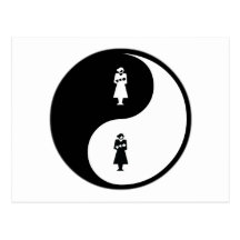 Yin Yang Midwifery Post Cards