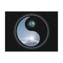 Yin Yang Moon Sun Postcards
