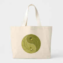 Yin Yang Nature Canvas Bags