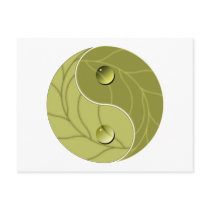 Yin Yang Nature Post Card