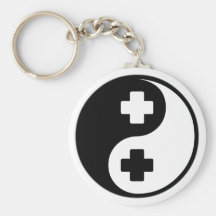 Yin Yang Nursing Keychains