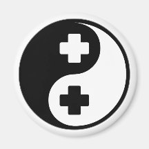 Yin Yang Nursing Magnets