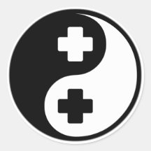 Yin Yang Nursing Sticker