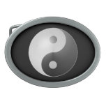 Yin Yang Oval Belt Buckles