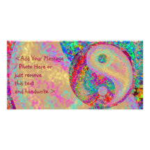 Yin Yang Photo Greeting Card
