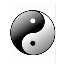 Yin Yang Post Cards