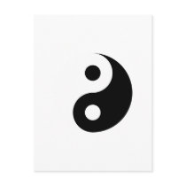 Yin Yang Post Cards