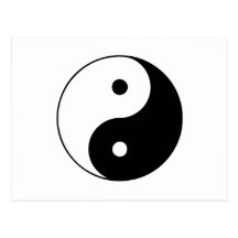 Yin Yang Postcard