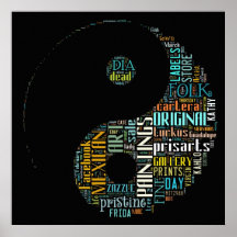 YIN YANG PRISARTS POSTER