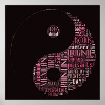 YIN YANG PRISARTS POSTER